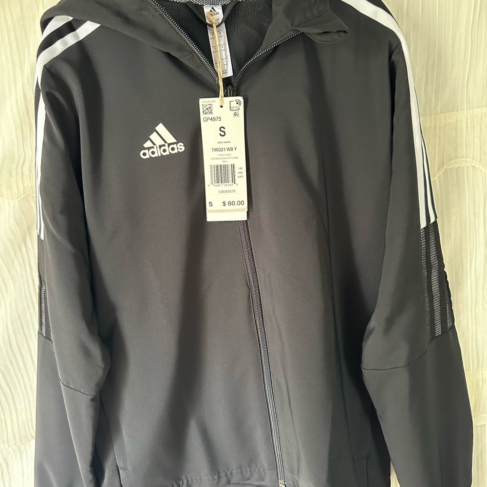 Adidas Boy Black Jacket